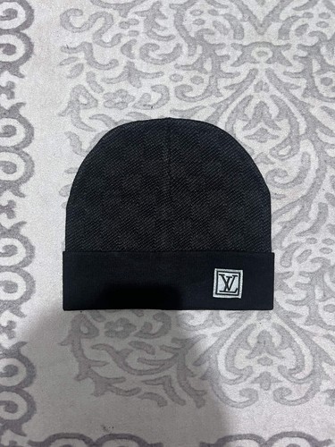Beanie monogram grey and - lv,