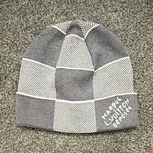 Grey white check knit - grey,